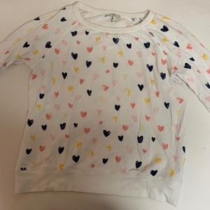 Joie Edrie Hearts Sweatshirt XS